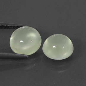  ct natürliche grüner Prehnit-Edelsteine, Transparent, Transparent / Lichtdurchlässig