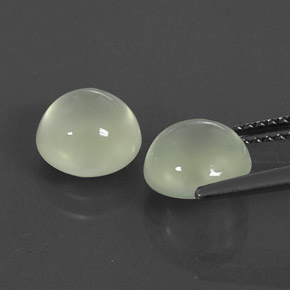  ct natürliche grüner Prehnit-Edelsteine, Transparent, Transparent / Lichtdurchlässig