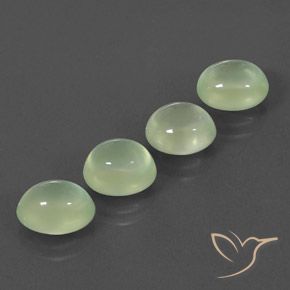 8.70 ct natürliche Yellow Green  Prehnit-Edelsteine, Oval, Transparent / Lichtdurchlässig