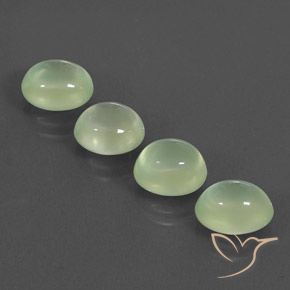 8.70 ct natürliche Yellow Green  Prehnit-Edelsteine, Oval, Transparent / Lichtdurchlässig