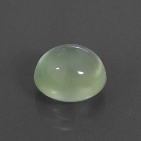 3,85 ctw natürlicher grüner Prehnit, Transparent, Transparent / Lichtdurchlässig