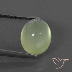9,17 ctw natürlicher Yellow Green  Prehnit, Oval, Transparent / Lichtdurchlässig
