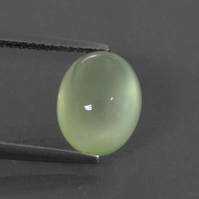 3,50 ctw natürlicher grüner Prehnit, Transparent, Transparent / Lichtdurchlässig