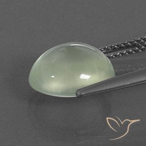 9,17 ctw natürlicher Yellow Green  Prehnit, Oval, Transparent / Lichtdurchlässig
