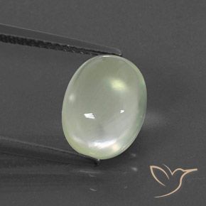 2.68ct Natürlicher Pale Green  Prehnit, Oval, Transparent