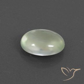 9,17 ctw natürlicher Pale Green  Prehnit, Oval, Transparent