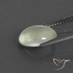 9,17 ctw natürlicher Pale Green  Prehnit, Oval, Transparent