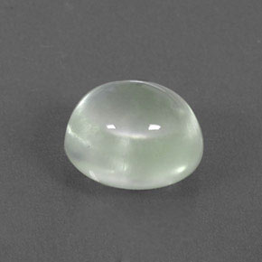 3,53 ctw natürlicher grüner Prehnit, Oval Schliff, Transparent