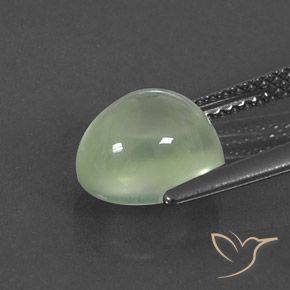 9,17 ctw natürlicher Sehr helles Salbeigrün Prehnit, Oval, Transparent / Lichtdurchlässig