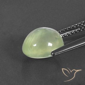 9,17 ctw natürlicher Yellow Green  Prehnit, Oval, Transparent / Lichtdurchlässig