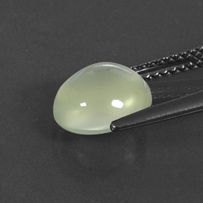 9,17 ctw natürlicher Grün Prehnit, Transparent, Transparent / Lichtdurchlässig