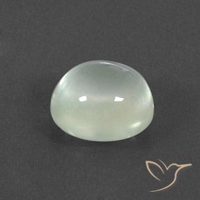 9,17 ctw natürlicher Warm Green  Prehnit, Oval, Transparent / Lichtdurchlässig