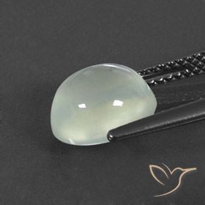 9,17 ctw natürlicher Warm Green  Prehnit, Oval, Transparent / Lichtdurchlässig