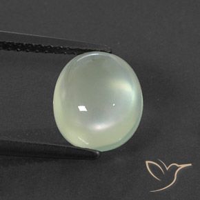 2.92ct Natürlicher Light Yellowish Green  Prehnit, Oval, Transparent / Lichtdurchlässig