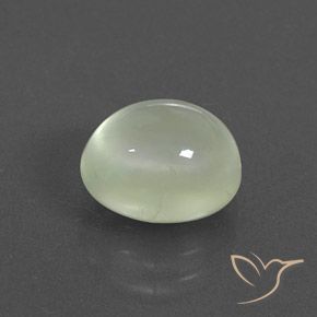 9,17 ctw natürlicher Warm Green     Prehnit, Oval, Transparent / Lichtdurchlässig