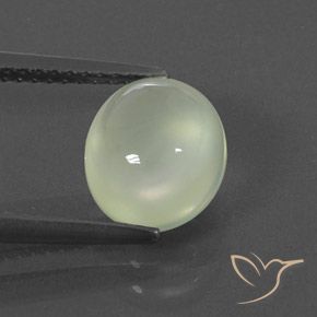 2.64ct Natürlicher Medium Green  Prehnit, Oval, Transparent / Lichtdurchlässig