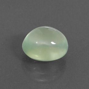 3,09 ctw natürlicher grüner Prehnit, Transparent, Transparent / Lichtdurchlässig