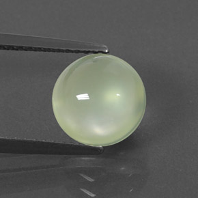 2,99 ctw natürlicher grüner Prehnit, Transparent, Transparent / Lichtdurchlässig