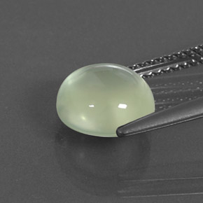 2,99 ctw natürlicher grüner Prehnit, Transparent, Transparent / Lichtdurchlässig