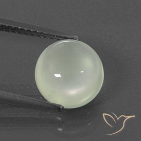 2.83ct Natürlicher Warm Light Green  Prehnit, Oval, Transparent / Lichtdurchlässig