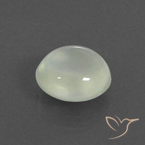 9,17 ctw natürlicher Warm Light Green  Prehnit, Oval, Transparent / Lichtdurchlässig