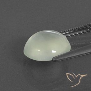 9,17 ctw natürlicher Warm Light Green  Prehnit, Oval, Transparent / Lichtdurchlässig