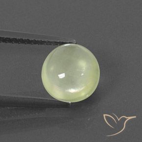 1.84ct Natürlicher Olive Green  Prehnit, Oval, Transparent