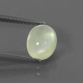 1,68 ctw natürlicher grüner Prehnit, Transparent, Transparent / Lichtdurchlässig