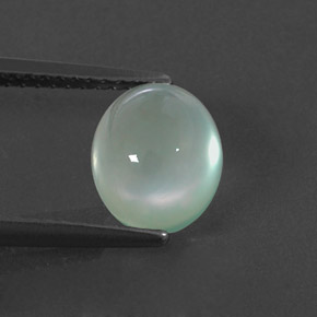 2,82 ctw natürlicher grüner Prehnit, Transparent, Transparent / Lichtdurchlässig