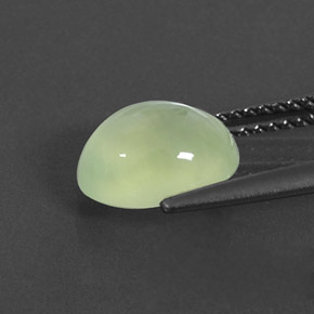 2,48 ctw natürlicher grüner Prehnit, Transparent, Transparent / Lichtdurchlässig