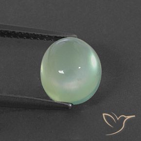 2.94ct Natürlicher Sehr helles Grün Prehnit, Oval, Transparent / Lichtdurchlässig
