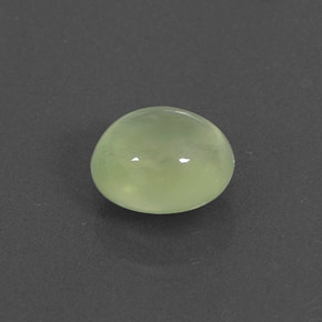 0,99 ctw natürlicher grüner Prehnit, Transparent, Transparent / Lichtdurchlässig