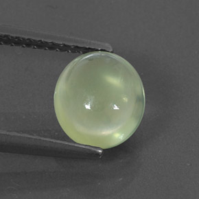 1,43 ctw natürlicher grüner Prehnit, Oval Schliff, Transparent