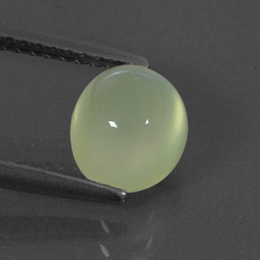1,88 ctw natürlicher grüner Prehnit, Transparent, Transparent / Lichtdurchlässig