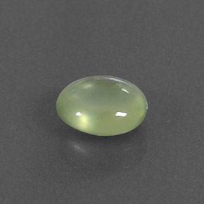 1,04 ctw natürlicher grüner Prehnit, Transparent, Transparent / Lichtdurchlässig