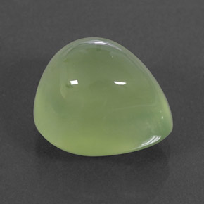 5,44 ctw natürlicher grüner Prehnit, Transparent, Transparent / Lichtdurchlässig