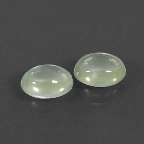 3,56 ct natürliche grüner Prehnit-Edelsteine, Oval Schliff, Transparent