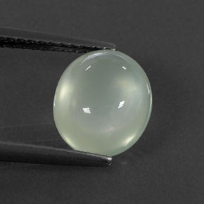 2,55 ctw natürlicher grüner Prehnit, Transparent, Transparent / Lichtdurchlässig