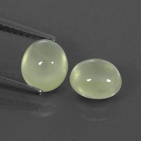  ct natürliche grüner Prehnit-Edelsteine, Transparent, Transparent / Lichtdurchlässig