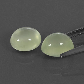  ct natürliche grüner Prehnit-Edelsteine, Transparent, Transparent / Lichtdurchlässig
