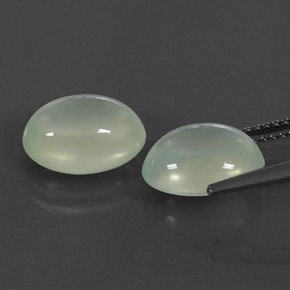  ct natürliche grüner Prehnit-Edelsteine, Transparent, Transparent / Lichtdurchlässig