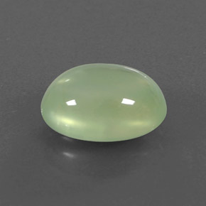 3,91 ctw natürlicher grüner Prehnit, Oval Schliff, Transparent