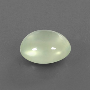 3,53 ctw natürlicher grüner Prehnit, Oval Schliff, Transparent