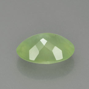 8,71 ctw natürlicher grüner Prehnit, Transparent, Transparent / Lichtdurchlässig