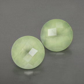  ct natürliche grüner Prehnit-Edelsteine, Transparent, Transparent / Lichtdurchlässig