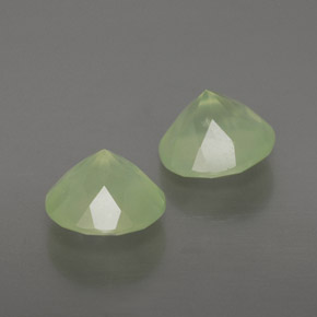  ct natürliche grüner Prehnit-Edelsteine, Transparent, Transparent / Lichtdurchlässig