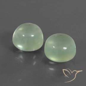 4.24 ct natürliche Hellgelb Grün Prehnit-Edelsteine, Runden, Transparent