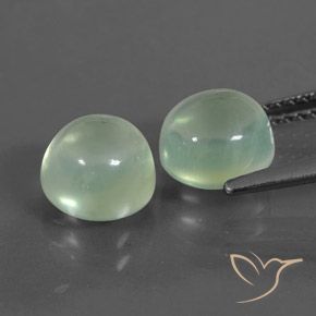 4.24 ct natürliche Hellgelb Grün Prehnit-Edelsteine, Runden, Transparent