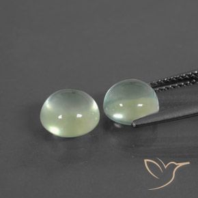 3.99 ct natürliche gelb-grün Prehnit-Edelsteine, Runden, Transparent