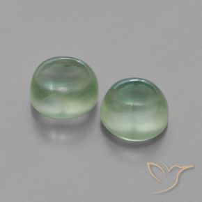 4.75 ct natürliche Hellgelb Grün Prehnit-Edelsteine, Runden, Transparent